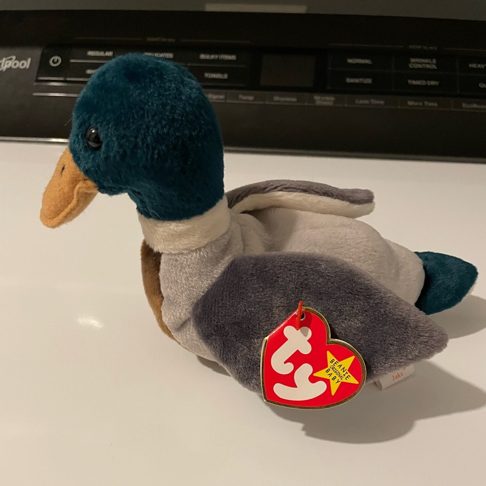 Ty beanie baby Jake with tag errors